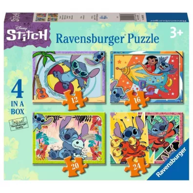 Puzzle dla dzieci 2D 4w1 Disney Stitch Ravensburger