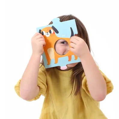 Duuu�e puzzle z dziurk� 48 el. Alfabet Bright Junior Media