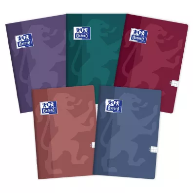 Oxford Zeszyt Touch Trend A4 z marginesem kratka, 5mm, margines 80 kartek