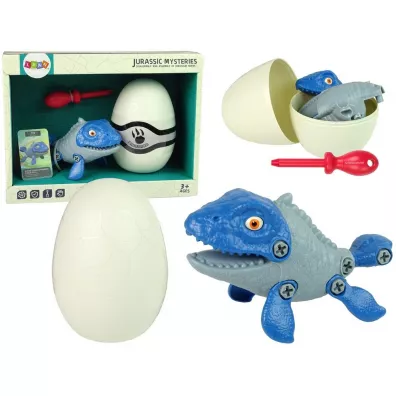 Zestaw Dinozaur Mosasaur z Jajkiem DIY LeanToys