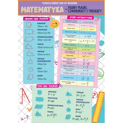 Henry Karta edukacyjna sk�adana matematyka - figury A4