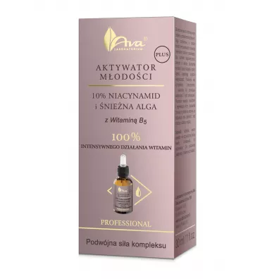 Ava Serum do twarzy Aktywator Modoci Plus 10% Niacynamid i niena Alga 30 ml