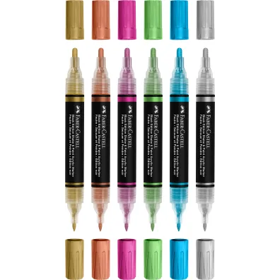 Faber-Castell Marker akrylowy Black Edition 6 szt.