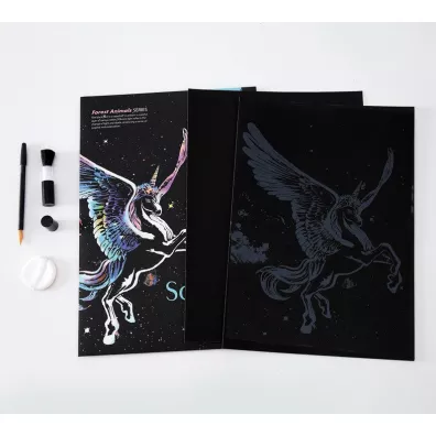 Twoje Hobby Pegasus. Magiczna zdrapka - wydrapywanka 40.0 x 28.5 cm