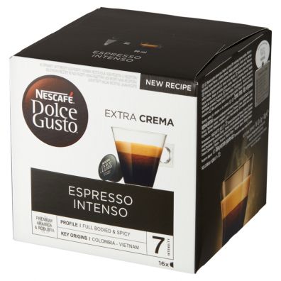 Nescafe Dolce Gusto Espresso Intenso Kawa w kapsułkach 16 x 7 g