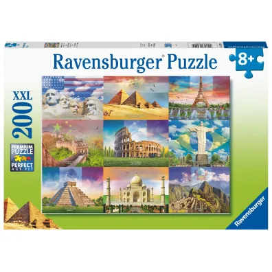 Puzzle 200 el. Monumentalne budynki Ravensburger
