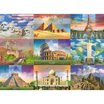 Puzzle 200 el. Monumentalne budynki Ravensburger
