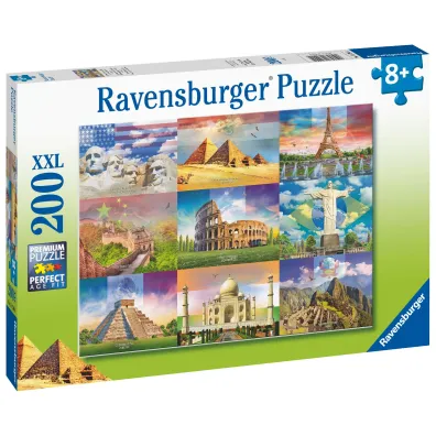 Puzzle 200 el. Monumentalne budynki Ravensburger