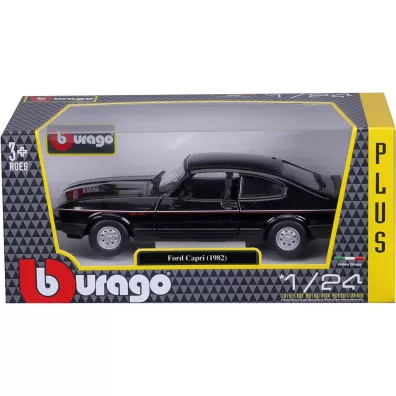 Bburago model ford capri 1982 blac 1:24
