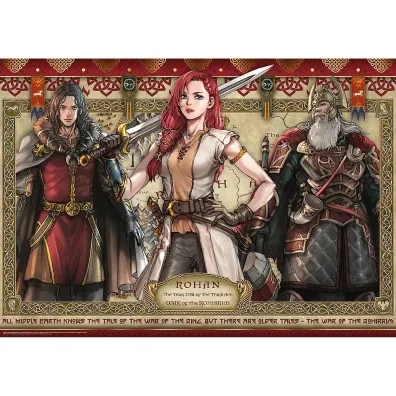 Puzzle 1000 el. W�adca Pier�cieni: Wojna Rohirr. Trefl