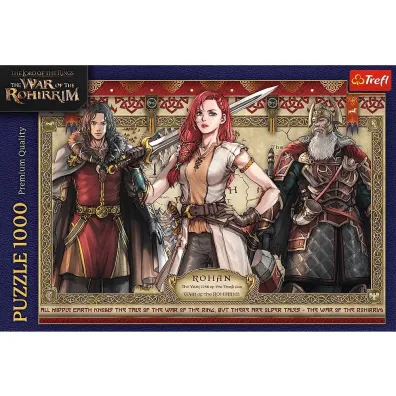 Puzzle 1000 el. W�adca Pier�cieni: Wojna Rohirr. Trefl