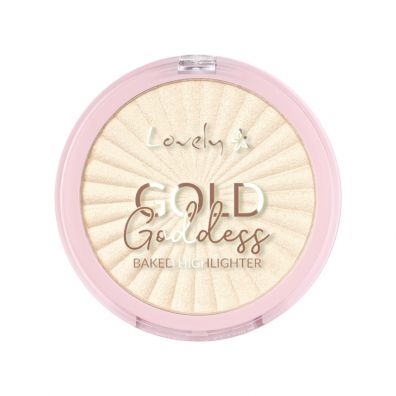 Zdjęcia - Puder i róż Lovely Gold Goddess Highlighter rozświetlacz do twarzy 6 g 