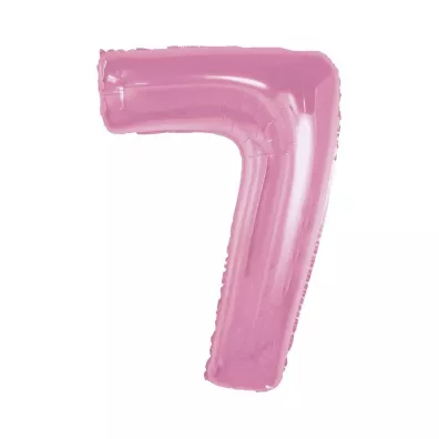 Godan Balon foliowy cyfra 7 jasnorowa Smart 92cm