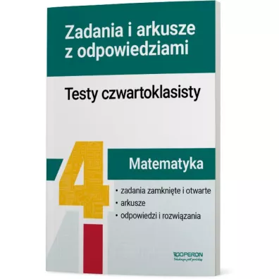 Testy czwartoklasisty. Matematyka. Zadania i arkusze z odpowiedziami - Beata Dotka, Karina J�zefczyk, El�bieta Malec