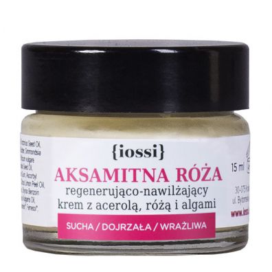 Iossi Aksamitna ra, regenerujco nawilajcy krem z acerol, r i algami MINI, 15 ml
