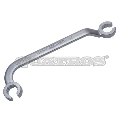Quatros QS20812 Klucz oczkowy otwarty 17mm do przewod�w paliwowych