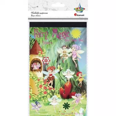 Titanum Naklejki papierowe 6 plansz wr�ki mix