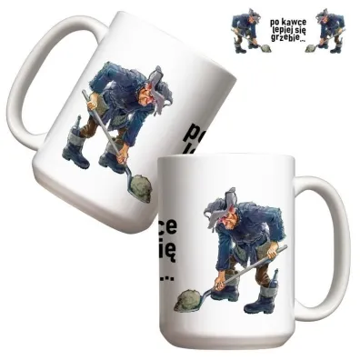 Molom Kubek - Po kawce lepiej si� grzebie 440ml