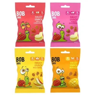 Bob Snail �elki - mix smak�w Zestaw 4 x 40 g