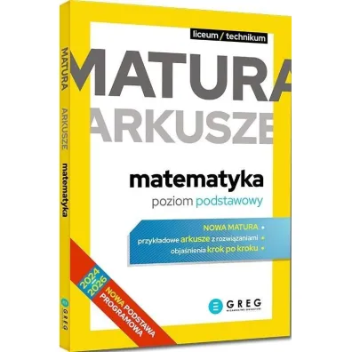 Pakiet Matura 2026. Repetytorium maturalne: J�zyk polski. Egzamin pisemny, J�zyk polski. Egzamin ustny oraz Matematyka, Arkusze. Poziom podstawowy: J�zyk polski oraz Matematyka