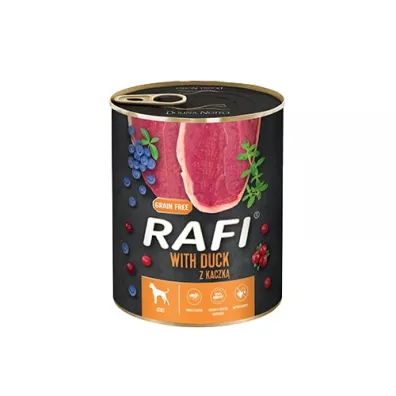 Rafi Karma mokra dla psw z kaczk, borwk i urawin 800 g