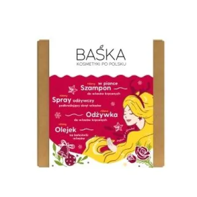 Ba�ka Kosmetyki Po Polsku Zestaw prezentowy do w�os�w - R�a 200 ml + 200 ml + 250 ml + 50 ml