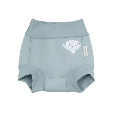 Bamboom Majtki kpielowe na pieluszk UV50+ Safe Our Whales 9-12m