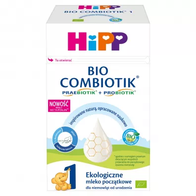 Hipp 1 Bio Combiotik mleko pocztkowe, dla niemowlt od urodzenia 550 g Bio