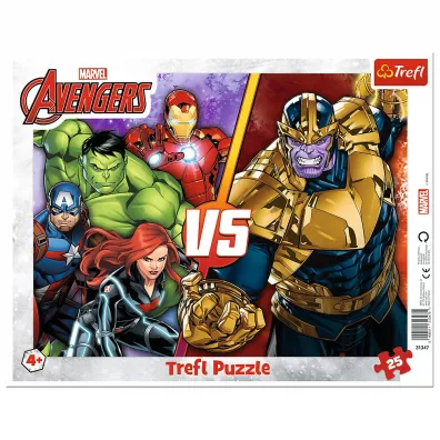 Puzzle ramkowe 25 el. Dru�yna Avengers Trefl