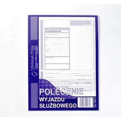 Michalczyk i Prokop Druk Polecenie Wyjazdu S�u�bowego A5