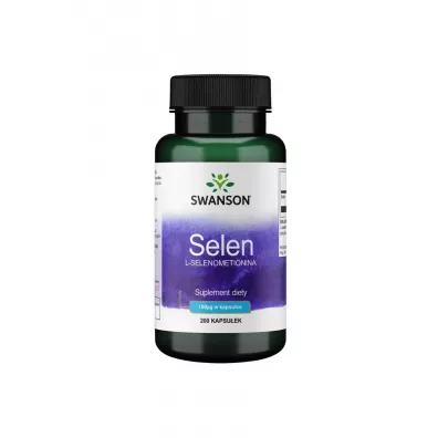 Swanson Selen 100mcg - suplement diety 200 kaps.