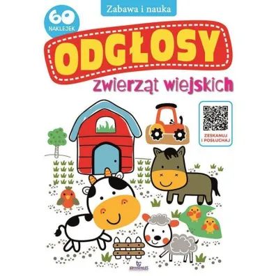 Odg�osy zwierz�t wiejskich - kolorowanka z kodem QR - Monika Matusiak