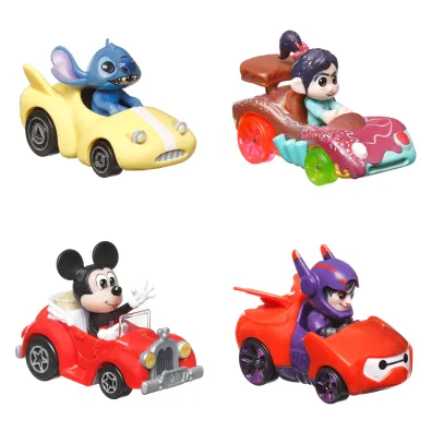 Hot Wheels. RacerVerse Pojazdy 4-pak HKD31 Mattel