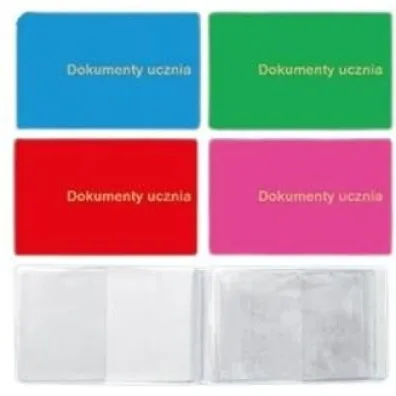 Panta Plast Ok�adka na dokumenty ucznia ma�a PVC mix