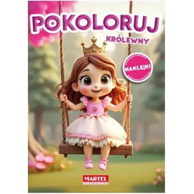 Pokoloruj. Kr�lewny z naklejkami - Maciej  Ratajczyk