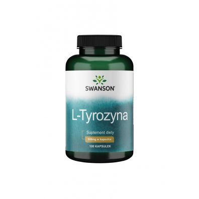 Swanson L-Tyrozyna 500 mg - suplement diety 100 kaps.