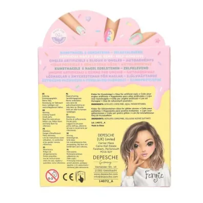Sztuczne paznokcie z kryształkami Top Model Candy Glam 14072A Depesche Sztuczne paznokcie z kryształkami Top Model Candy Glam 14072A Depesche