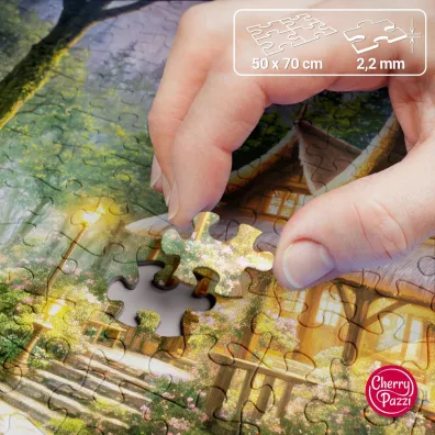 Puzzle 1000 el. Forester's Cottage CherryPazzi