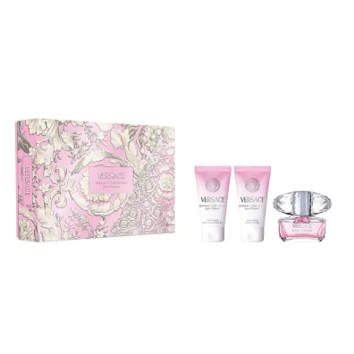 Versace Zestaw Bright Crystal Woda toaletowa + �el pod prysznic + Balsam do cia�a 50 ml