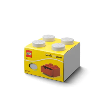 Szufladka na biurko klocek LEGO Brick 4 Bia�a