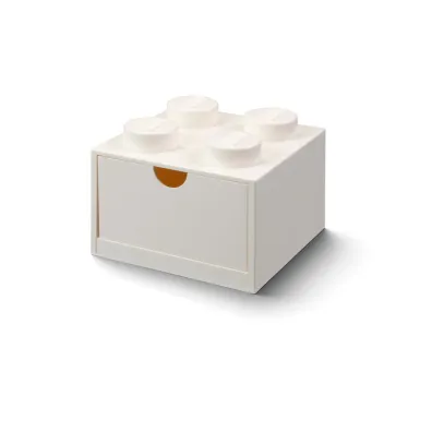 Szufladka na biurko klocek LEGO Brick 4 Bia�a