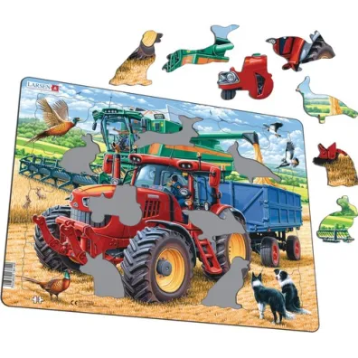 Puzzle Larsen kombajn i ci�gnik LA-PG9P 36140 Tactic