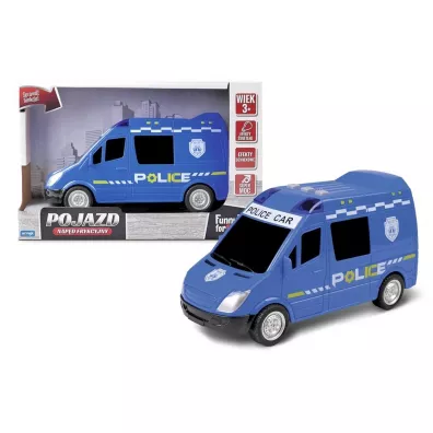 Auto policyjne z nap�dem oraz funkcj� �wiat�a i d�wi�ku Artyk