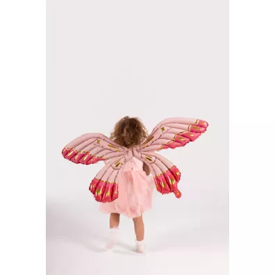 PartyDeco Balon foliowy Skrzyd�a Motyla r� matowe 102x50cm