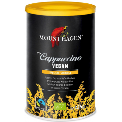 Mount Hagen Kawa rozpuszczalna Vege cappuccino 225 g Bio