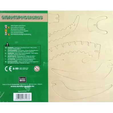 �amig��wka drewniana Gepetto. Gigantspinozaur G3