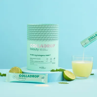 Aura Herbals Colladrop Beauty kolagen Hmg™ 10000 Mg Mojito 30 x 10.7 g