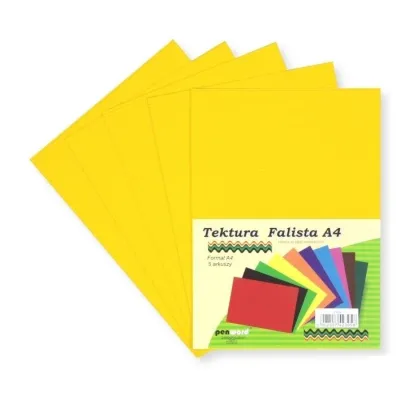 Penword Tektura A4 falista ��ta 5 szt.
