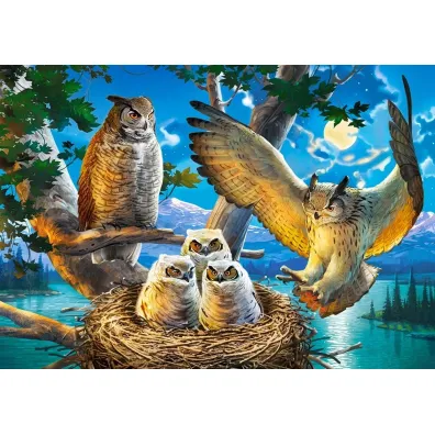 Puzzle 500 el. Sowia rodzina Castorland