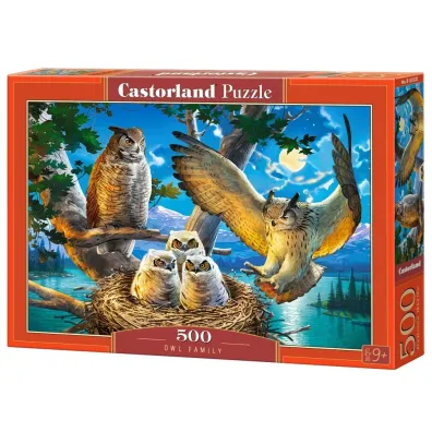 Puzzle 500 el. Sowia rodzina Castorland